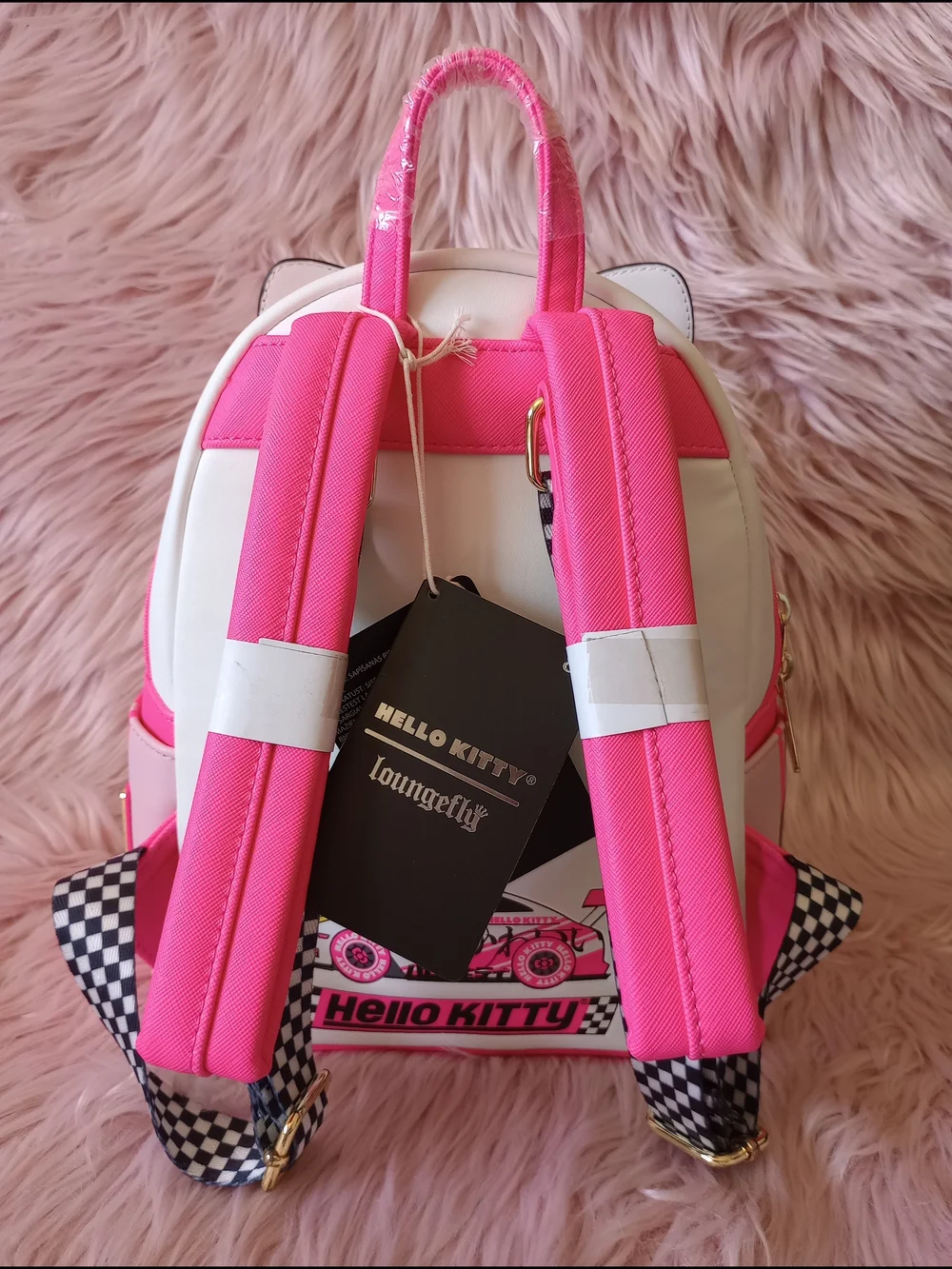 Loungefly Sanrio Hello Kitty Tokyo Speed Racer Cosplay Mini Backpack